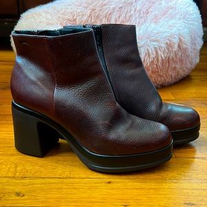 Camper Alice brown ankle boots